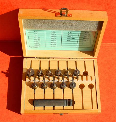 Rolex 1080 Genuine Watchmaker Box Set Tool Mainspring 